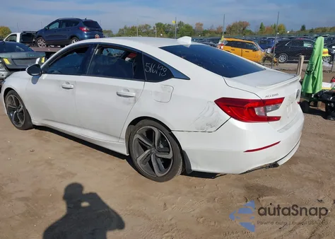 2019 Honda Accord Sport from USA, damaged, VIN 1HGCV1F34KA801616
